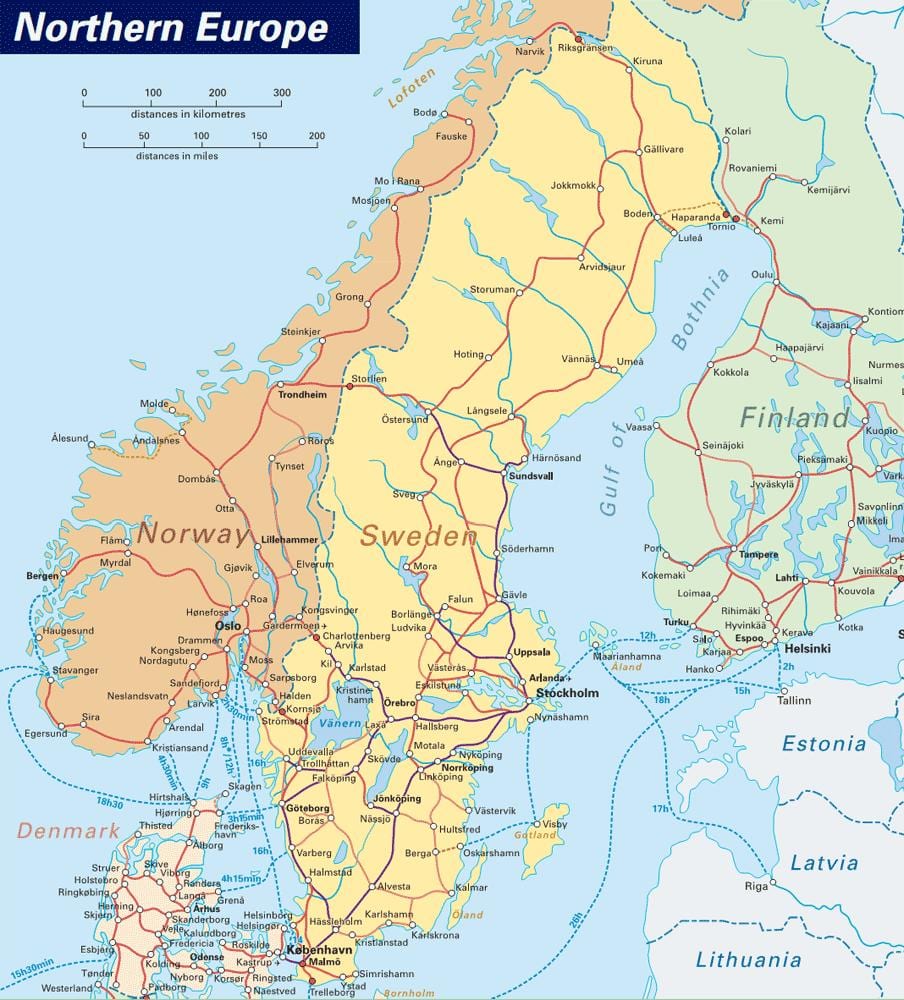 harta narvik Norvegji