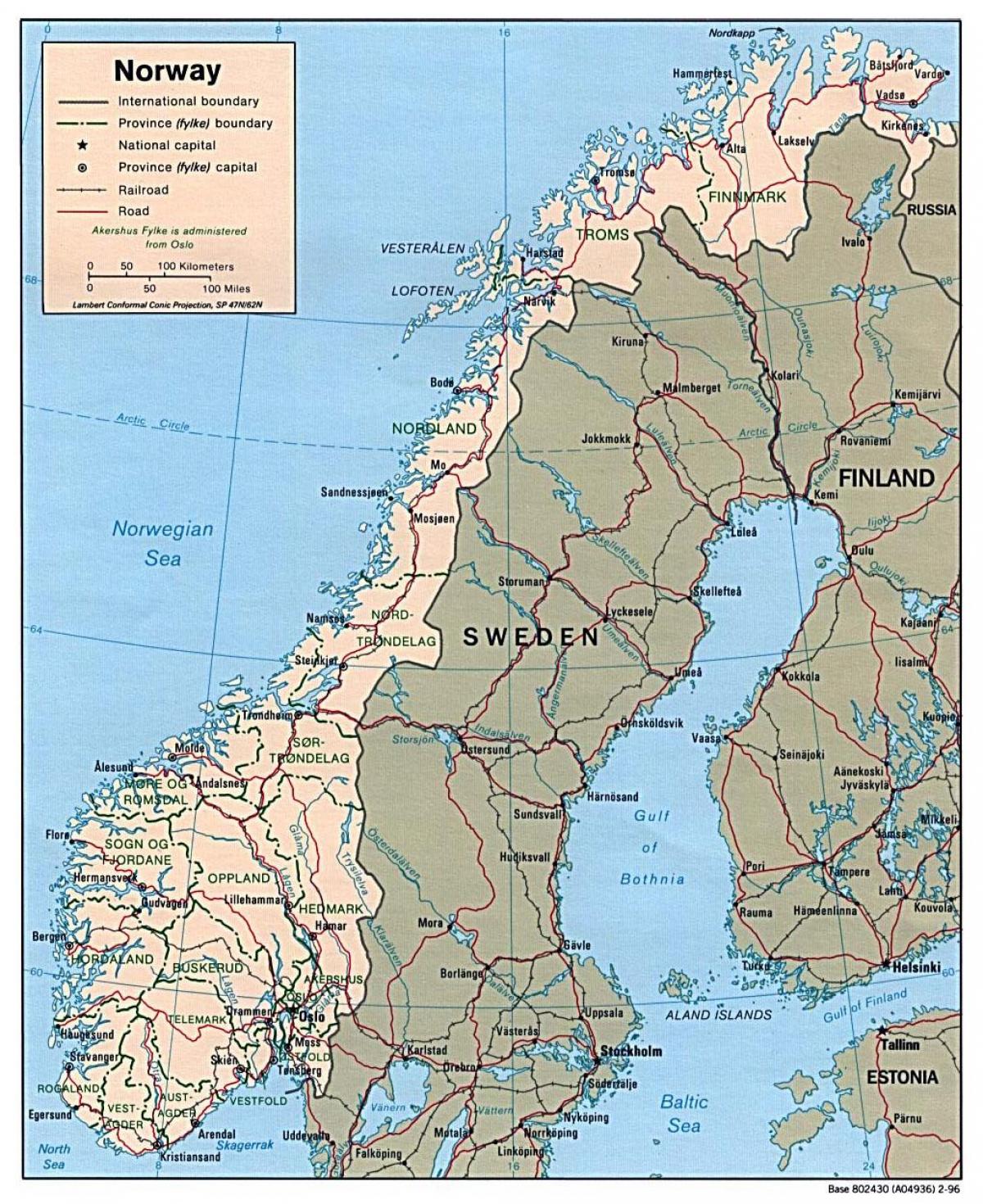 ngarje harta e Norvegji