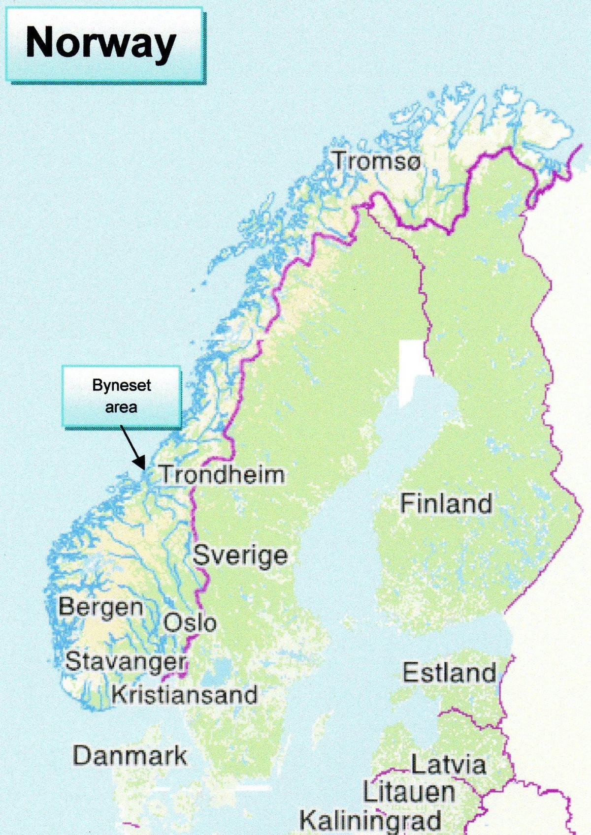 Harta e trondheim, Norvegji