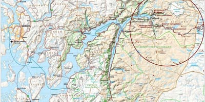 Hardangerfjord Norvegji hartë