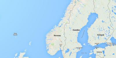 Harta norvegji Norvegjia