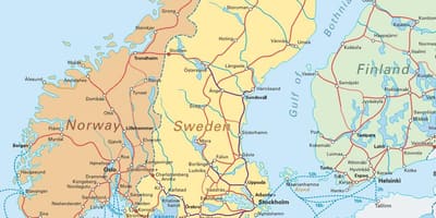 Harta narvik Norvegji