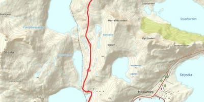 Harta e Norvegjisë hiking