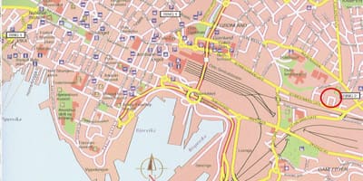 Harta e oslo Norvegji qendër të qytetit